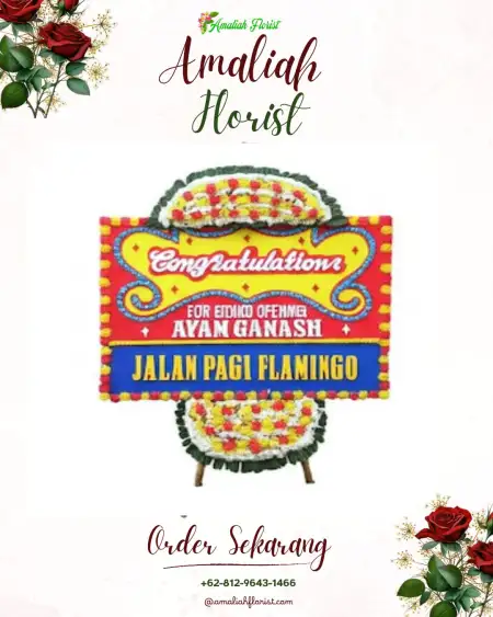 Sewa Papan Bunga Pengawu
